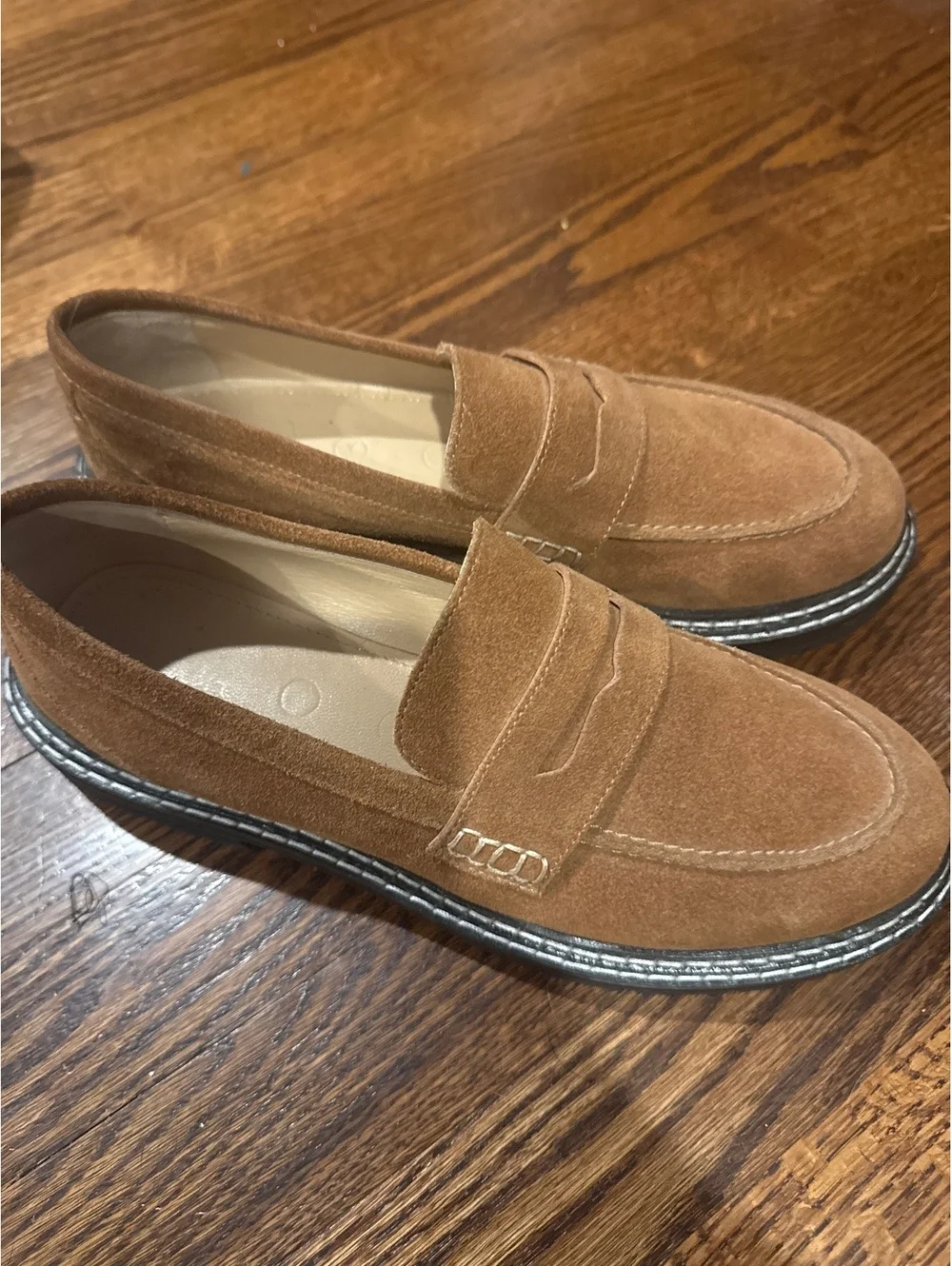 Boden Chunky Cleated Sole Loafers Size 41/9.4